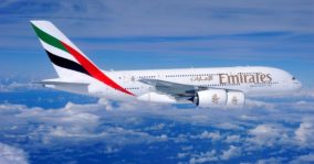 Emirates A380 284x149 1