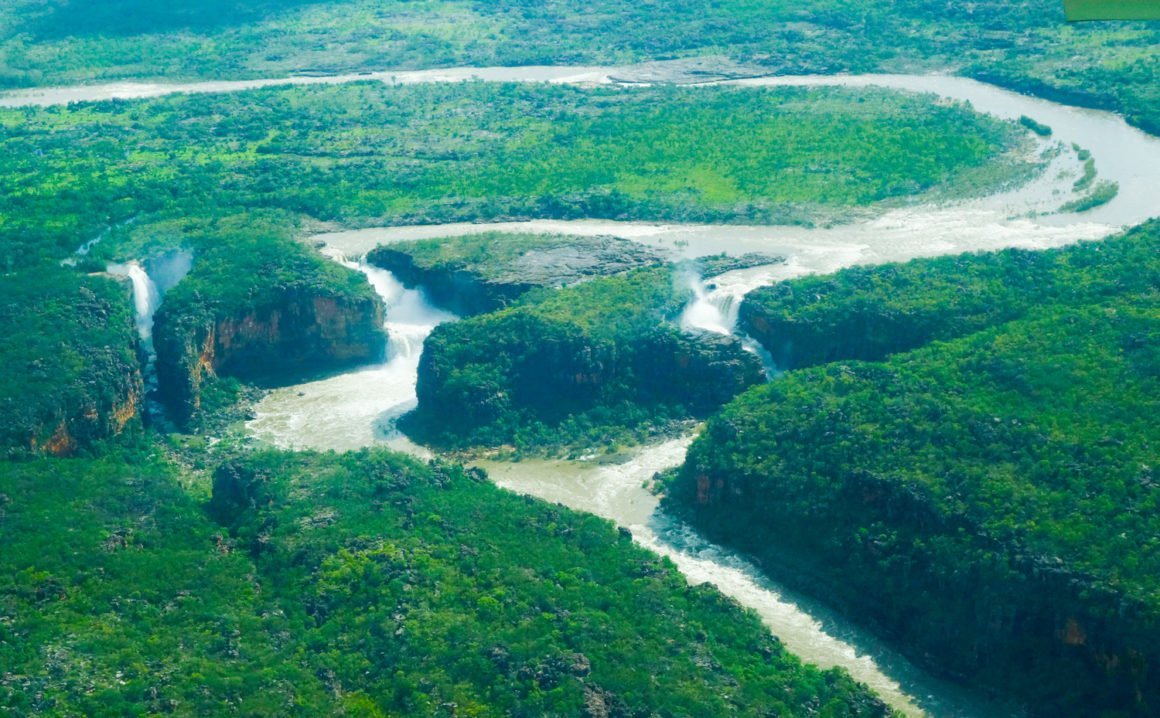 Helicopter view of Kimberley Lands 