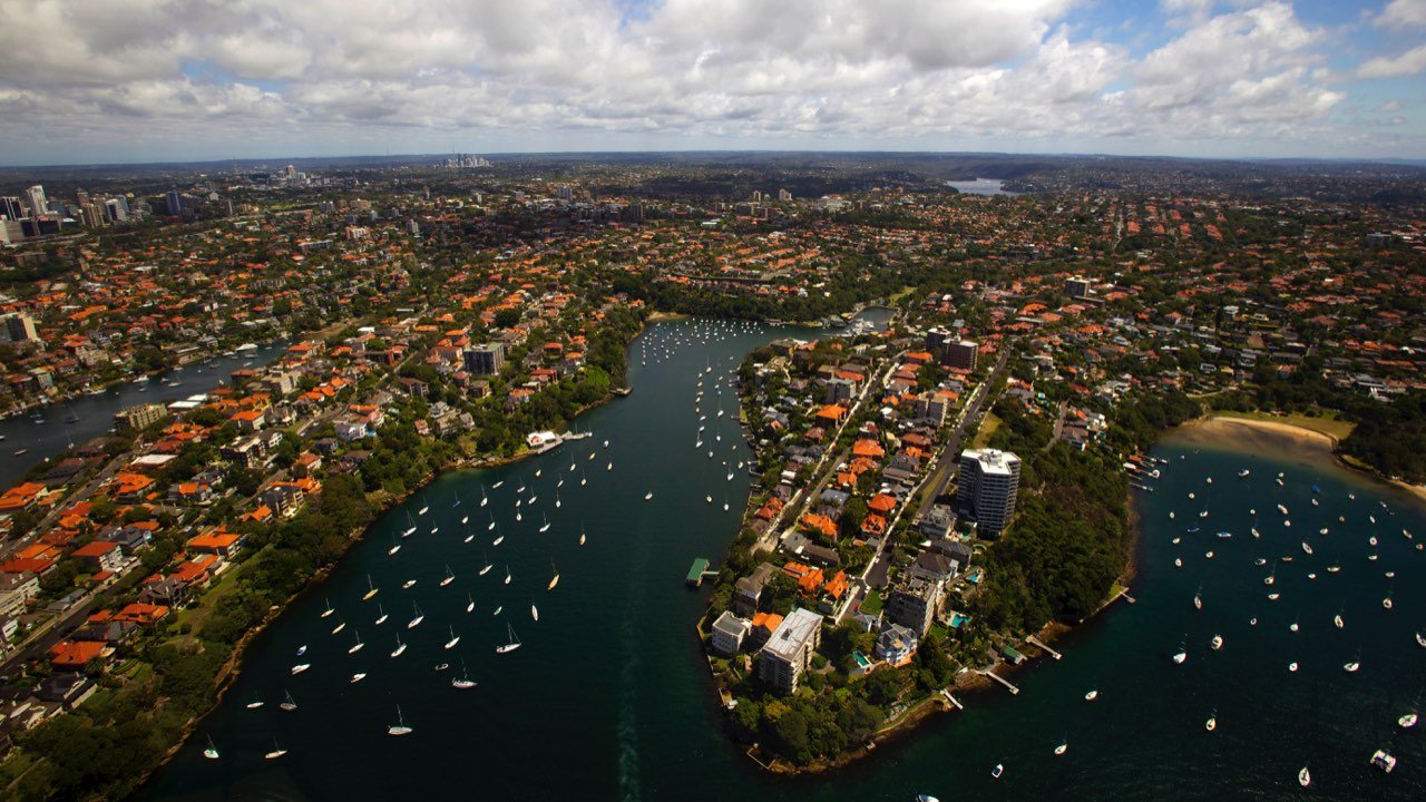 Sydney Harbour Aerial View