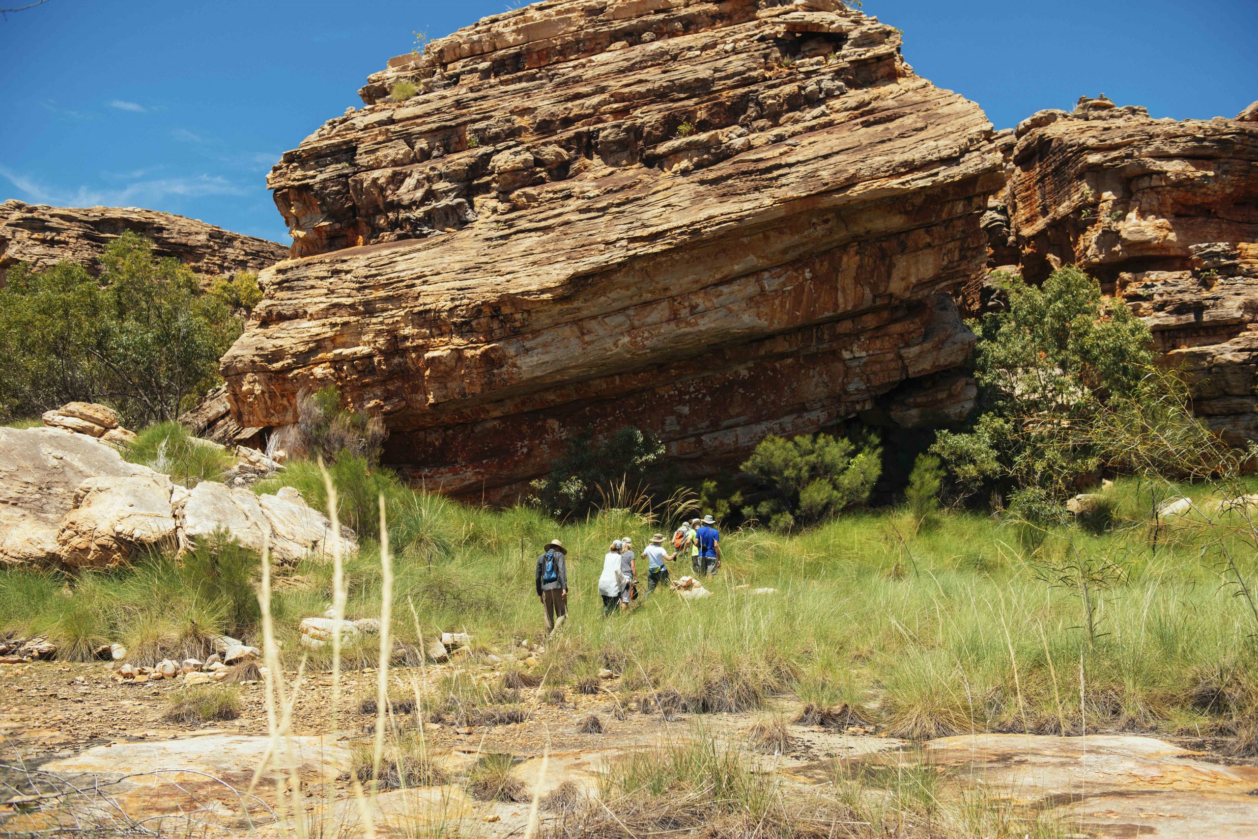 northern Kimberley - True North team visit Gwion galleries