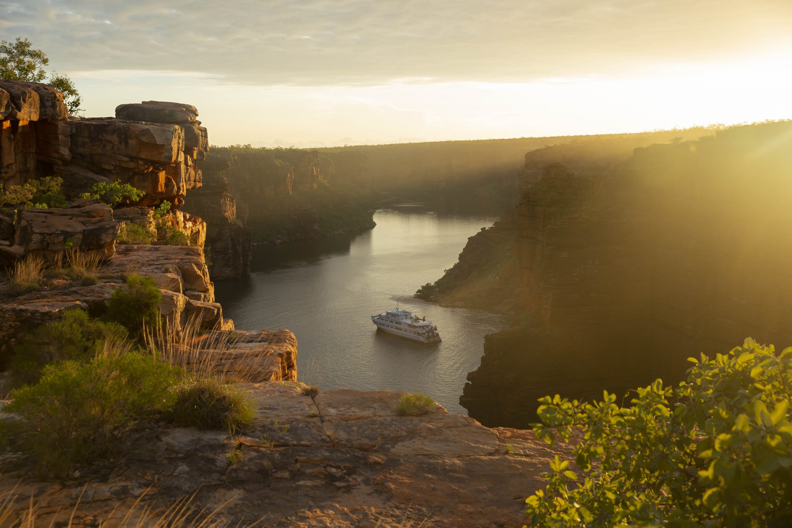 The Sandstone Cliffs of the King George River, Koolama Bay, Kimberley