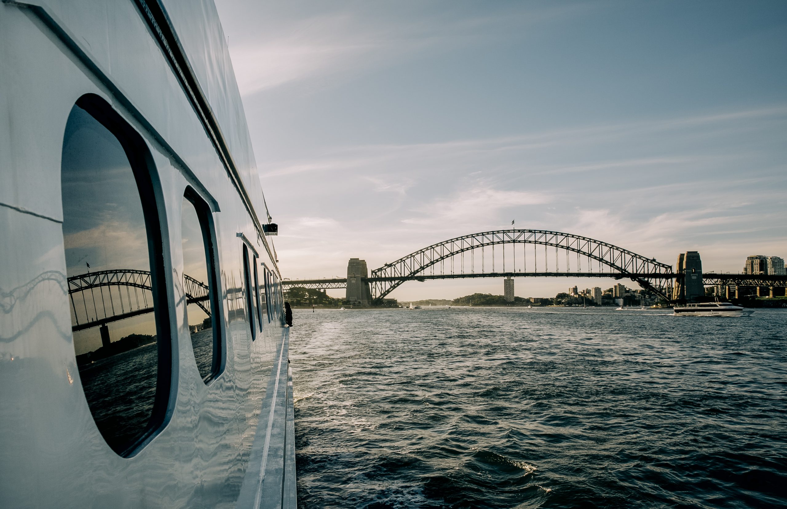Sydney Harbour Bridge With True North Adventure cruise