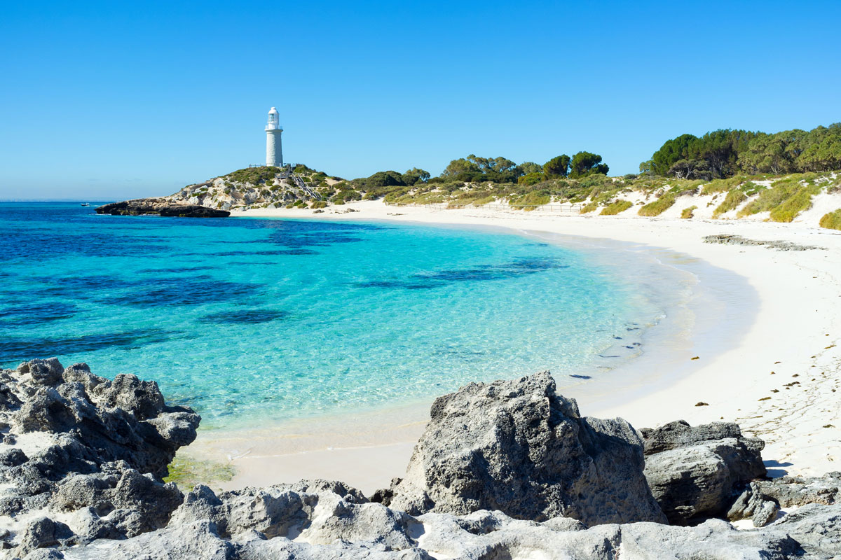 pinkys beach rottnest island