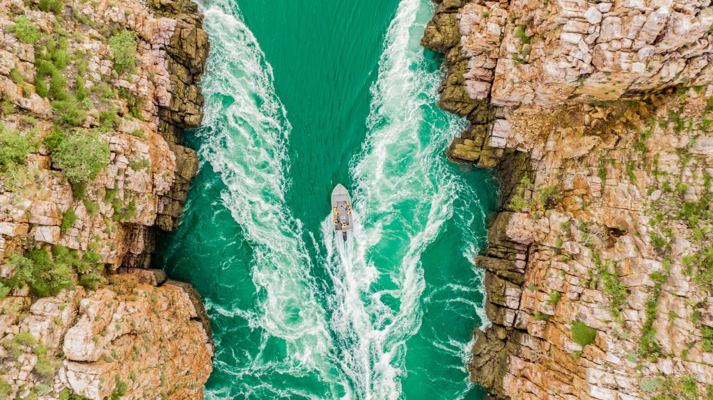 experience the Horizontal Waterfalls