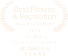 Best Fitness & Recreation Small Ship Category Award - 2020 Australia Cruiser