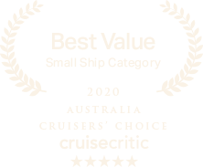 Best Value Small Ship Category Award - 2020 Australia Cruiser