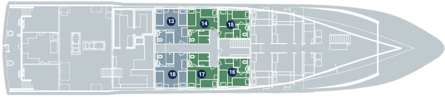 True North I Ocean Class Cabins Blueprint