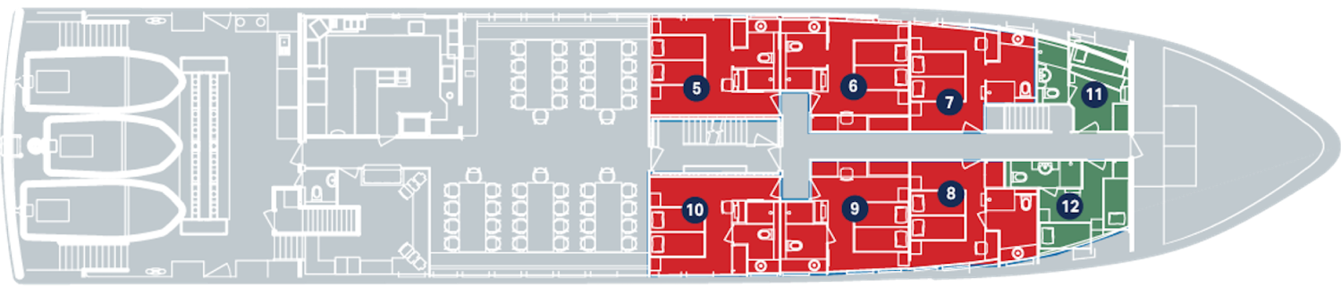 True North I River Class Staterooms Blueprint