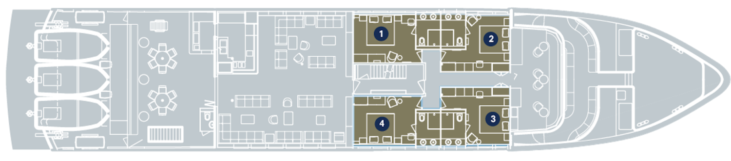 True North II Explorer Class Cabins Blueprint