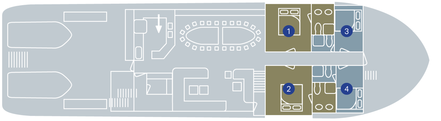 True North II Explorer Class Cabins Blueprint