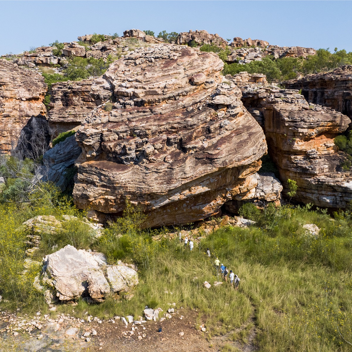 Ancient rock art galleries
