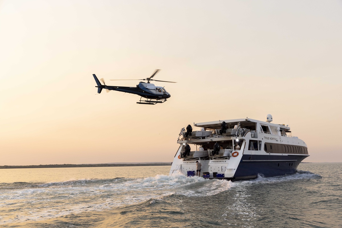 Talbot Bay is on a Kimberley cruise