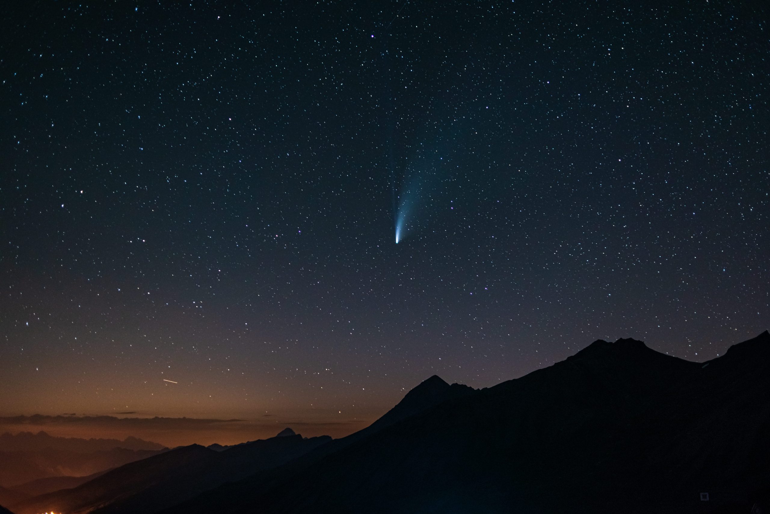 A comet illuminates the rugged landscape during a memorable night of Kimberley stargazing.
