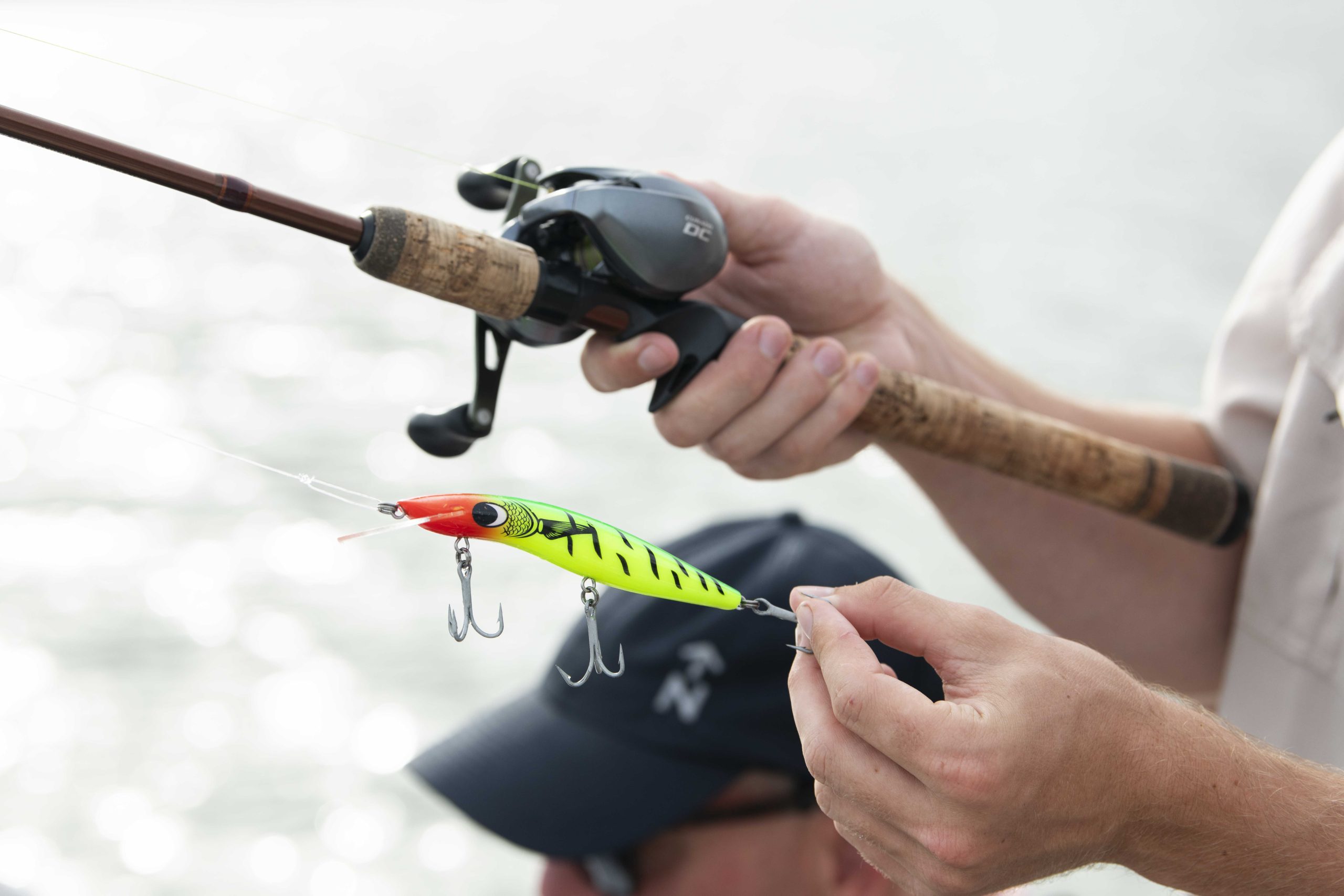 Fishing rod ready for barramundi at dawn on a luxury True North Kimberley cruise