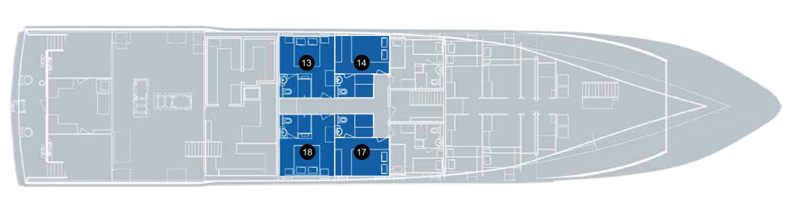 True North I Ocean Class Cabins Blueprint