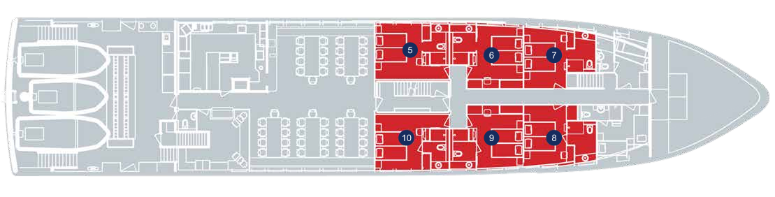 True North I River Class Staterooms Blueprint