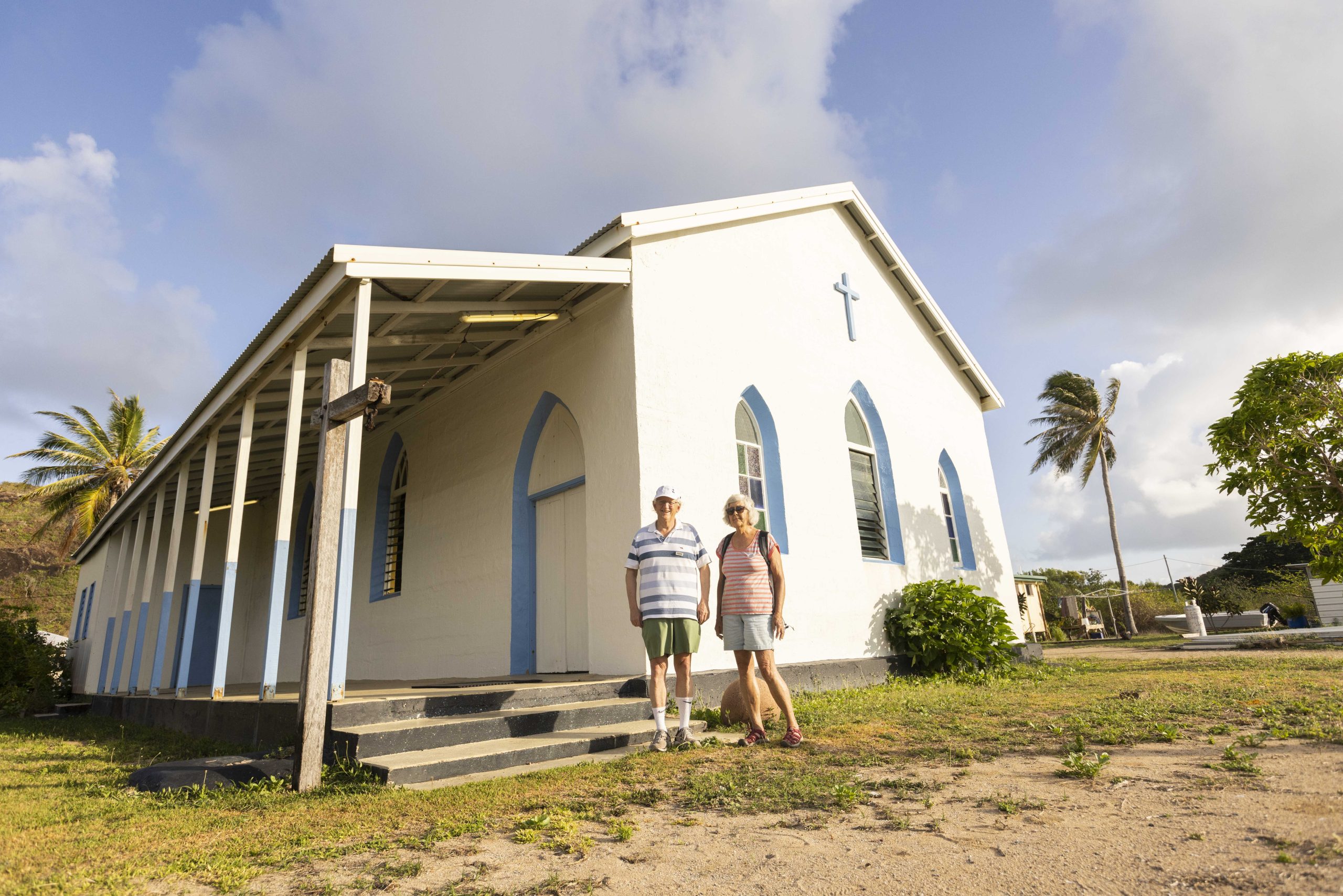 Guest Peter Done, travelling with his wife Pam