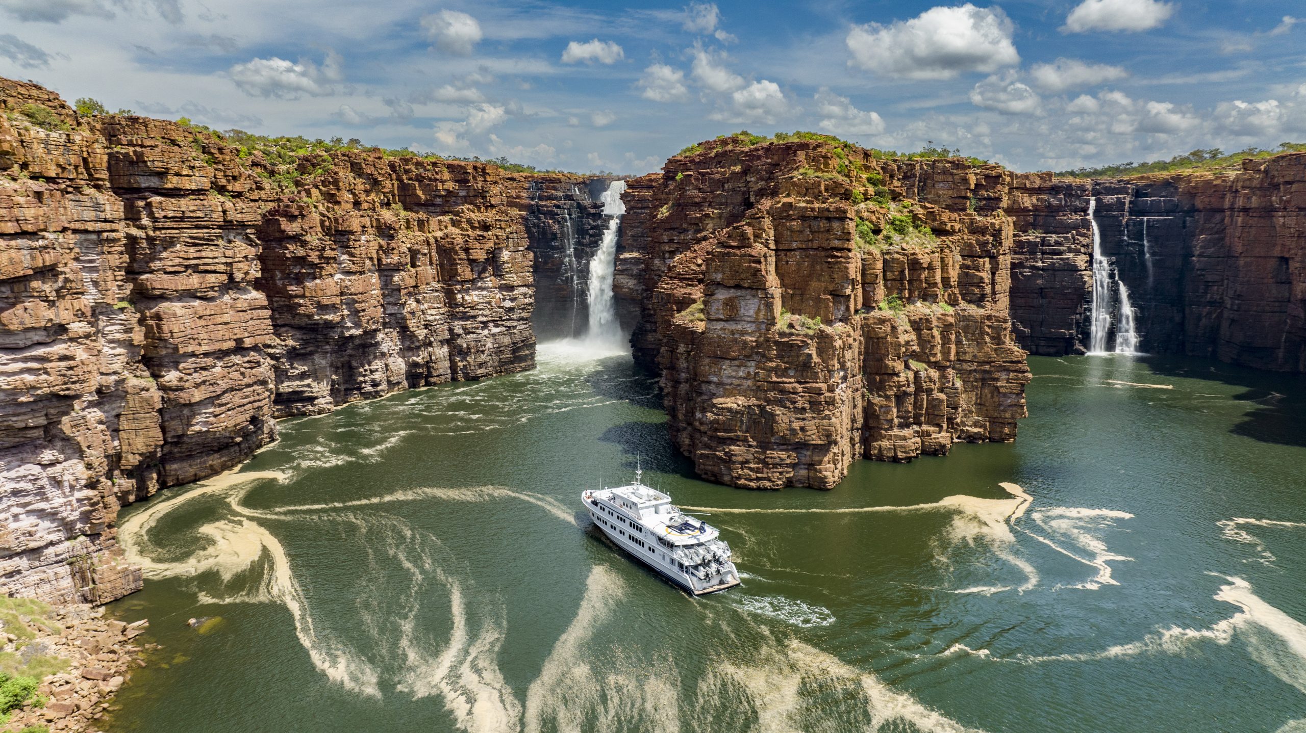 King George River Water Falls - Kimberley Cruise - True North